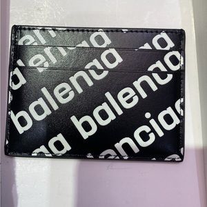 Balenciaga Card Holder logo-Print